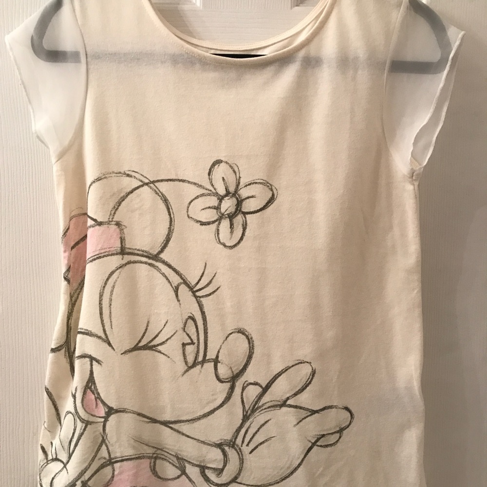 Disney Parks Merch. Minnie Mouse pastel shirt